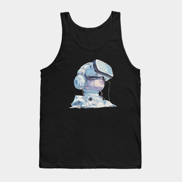 VR Girl Tank Top by DavidLoblaw